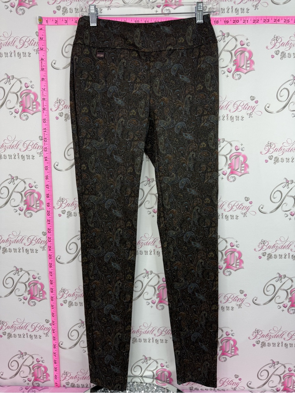 Lisette pants paisley brown black blue